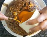 A picture of step 13 of Volcano rice with pepper sauce.