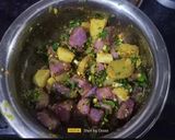 A picture of step 8 of Surti Undhiyu.