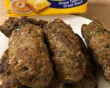 A picture of step 3 of Fry kabab.