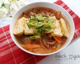 Foto langkah ke 4 dari resep Kimchi Jjigae 김치 찌개.