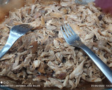 Foto del paso 10 de la receta: Milhojas de patatas con pollo 🐓 al horno y vino en reducción de su propio jugo