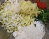 Mentás zöldborsófőzelék cukkínifasírttal recept fázis 8 fotója