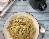 Foto langkah ke 5 dari resep Spinach matcha carbonara.