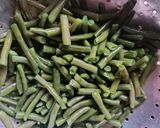 A picture of step 1 of French Beans Dry Subji (Unique And Piquant).