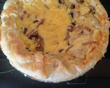 Foto del paso 8 de la receta: Quiche de pollo, champiñones y bacon