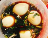 Hình bước làm 2 của món Trứng ngâm tương