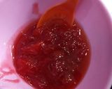 A picture of step 1 of Watermelon jam ice cream.