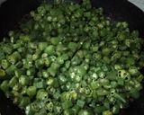 A picture of step 3 of Delecious Bhindi.