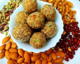 A picture of step 4 of Nuts and Seeds Laddu.