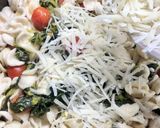 A picture of step 4 of Orecchiette with Broccoli Rabe and Cherry Tomatoes.