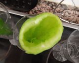 Foto del paso 2 de la receta: Pimientos verdes italianos rellenos de tortilla
