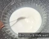 A picture of step 1 of Sooji Caramel Halwa/ Sheera.
