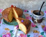 Foto del paso 5 de la receta: Budín de naranja con mermelada de frutilla🍓