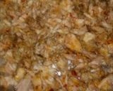 A picture of step 1 of Cold chicken bread cake #Ramadankitayari.