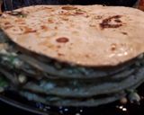 A picture of step 6 of Veg cheese quesadillas with edible logo.
