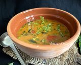 A picture of step 6 of Horse Gram Sambar / Lentil Curry.