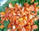 A picture of step 4 of Palak paneer.