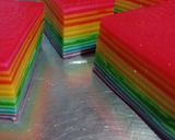 Foto langkah ke 4 dari resep Lapis pepe rainbow.