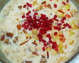A picture of step 2 of Fruit Custard.