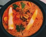 बेबी कॉर्न अँड मशरूम करी (baby corn and mushroom curry recipe in marathi) रेसिपी स्टेप 7 फोटो 