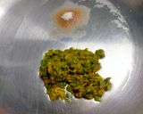 A picture of step 2 of Chana Dry Subzi.