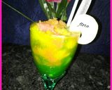 A picture of step 3 of #Ramadan.. Fruit ice slush.