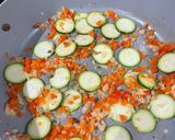 A picture of step 3 of Crustless Vegetarian Quiche.