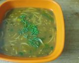 A picture of step 3 of Horse gram soup/kulith soup.