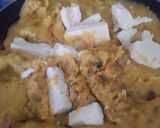 Foto del paso 4 de la receta: Torta de plátano maduro con queso y bocadillo🥧🍮🍌🧀🥚🍳🧀🍌🍮🥧