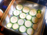 Calabacitas keto con tocino preparadas en microondas