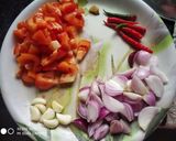 प्याज और टमाटर की चटनी (Pyaz aur tamatar ki chutney recipe in hindi) रेसिपी चरण 1 फोटो