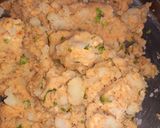 A picture of step 2 of Ragda Pattice.