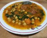 Foto del paso 6 de la receta Potaje de garbanzos y espinacas