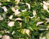 A picture of step 2 of Bok Choy Sauté.