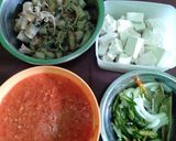Foto langkah ke 1 dari resep Tahu cumi asin tumis.