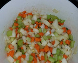 A picture of step 4 of Bean and Bacon Soup.