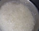 A picture of step 2 of Tuwon Shinkafa (Mashed Rice) and Groundnut Soup (Miyan Gyada).