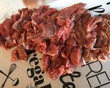 Une image de l'étape 2 de Bœuf aux oignons de roscoff sauce aux champignons.