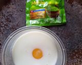 Foto langkah ke 1 dari resep Fried Toast Egg Matcha.