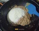 A picture of step 2 of Singhare Atta Ki Burfi.