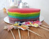 Foto langkah ke 5 dari resep Rainbow cake (steamed).