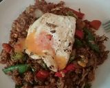 A picture of step 6 of Nasi Goreng.