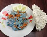 Foto langkah ke 7 dari resep Nasi Liwet Bunga Telang & Wortel 🥕.