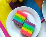Foto langkah ke 13 dari resep Rainbow cake kukus ny.liem.