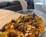 A picture of step 10 of Kabsa spices + Kabsa rice - Saudi rice with lamb meat.