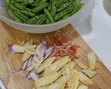 Foto langkah ke 2 dari resep Tumis Kacang panjang ebi.