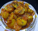 अरबी मसाला (Arbi masala recipe in hindi) रेसिपी चरण 4 फोटो