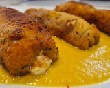 Foto del paso 11 de la receta: Rollitos de lomo con salsa de zanahoria y calabacín al curry