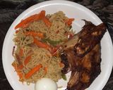 A picture of step 5 of Stir fry noodles.