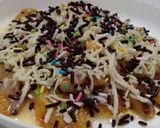 Foto langkah ke 4 dari resep Pisang Bakar Cokelat Keju Madu.